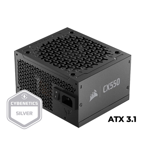 Corsair CX550 550W ATX 3.1 Cybenetics Silver